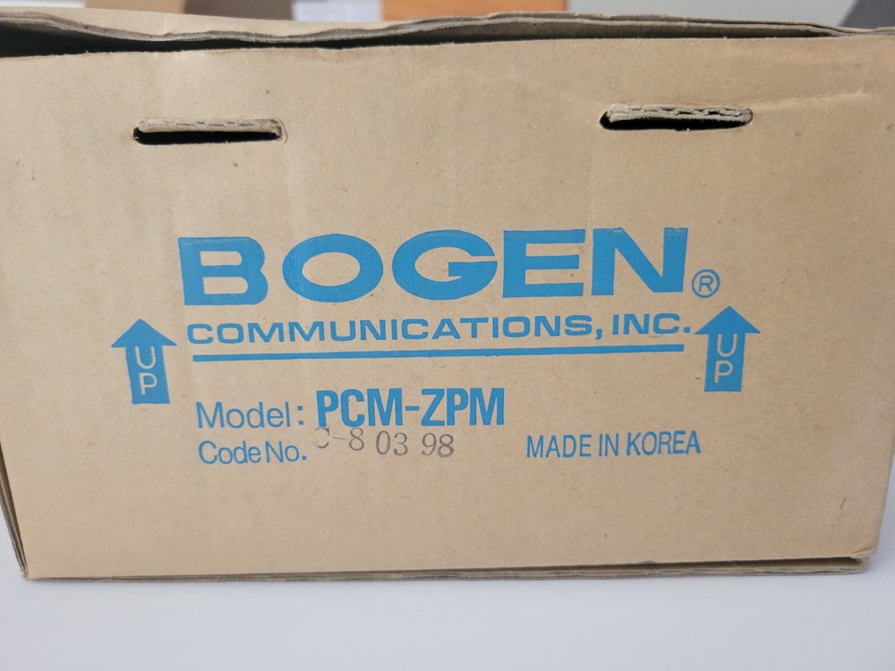 Bogen LUPCMZONE Interface Module Plug-in PCM-ZPM for PCM2000 Zone Paging System