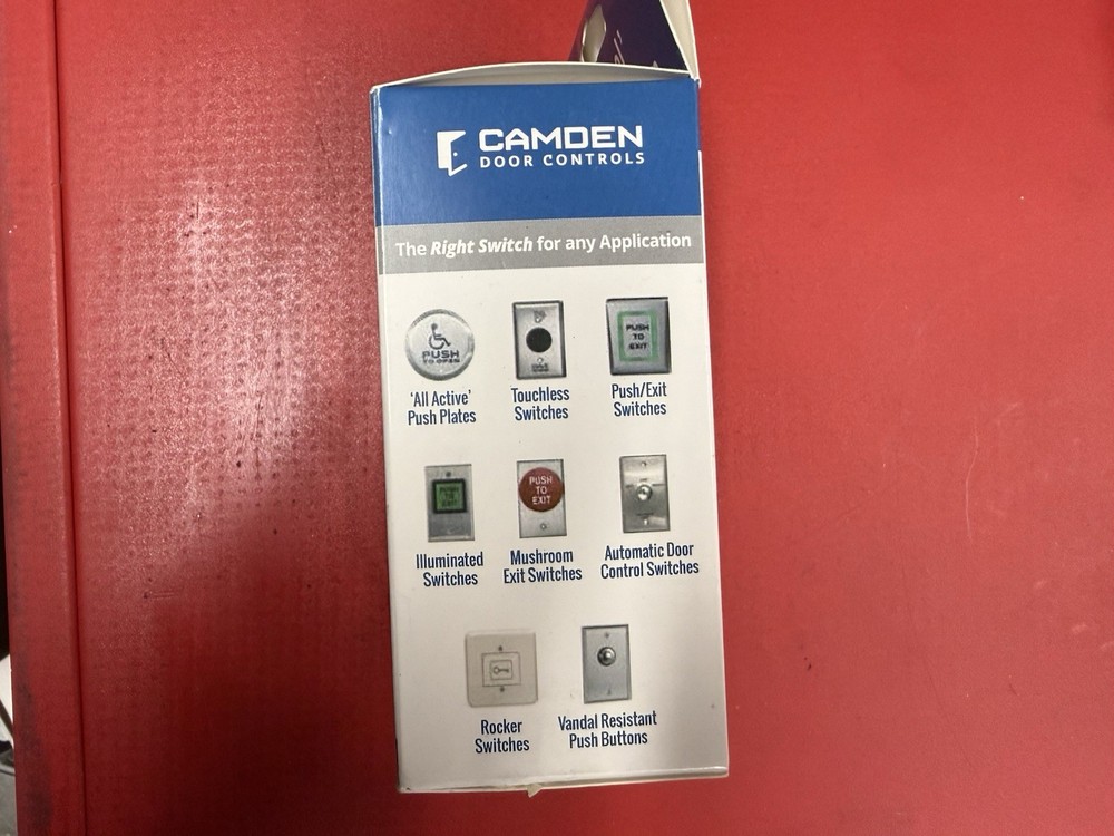 CAMDEN CM-701U UNIVERSAL BLUE PULL STATION (5 Message Labels)
