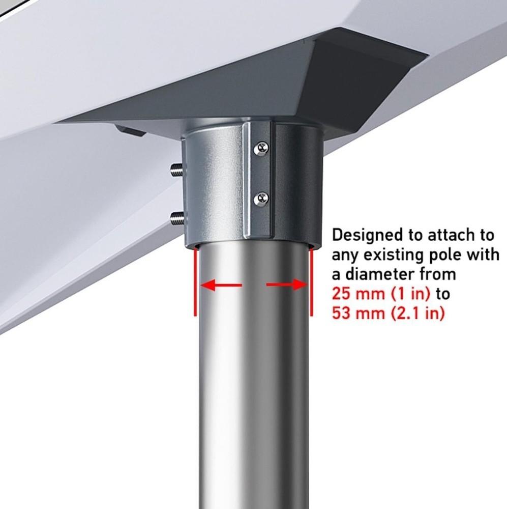 Starlink Gen 3 Pipe Adapter for Standard Dish