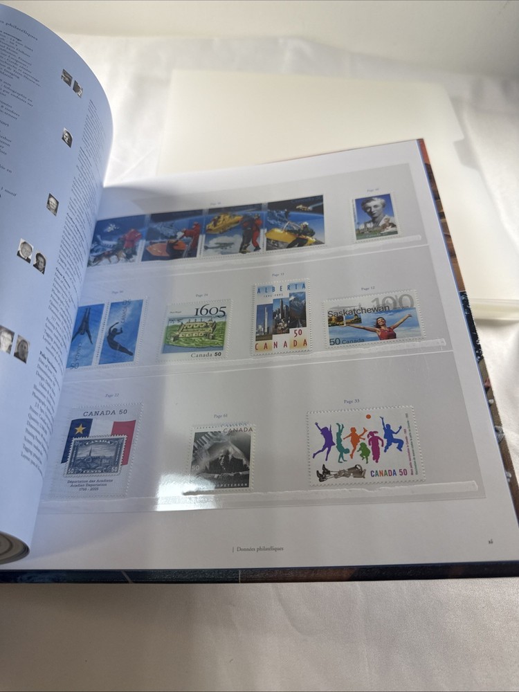 2005 Canada Post Yearbook Annual Official Stamp Issues - COMPLETE