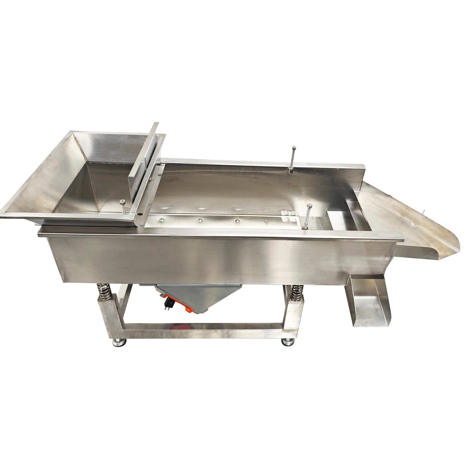 3-Layers 3/6/8mm Sieve 110V Full Stainless Steel Sifter Linear Vibrating Screen
