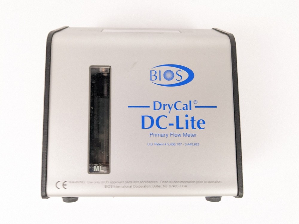Bios DryCal DC-Lite Primary Flow Meter DCL-ML Rev. 1.08
