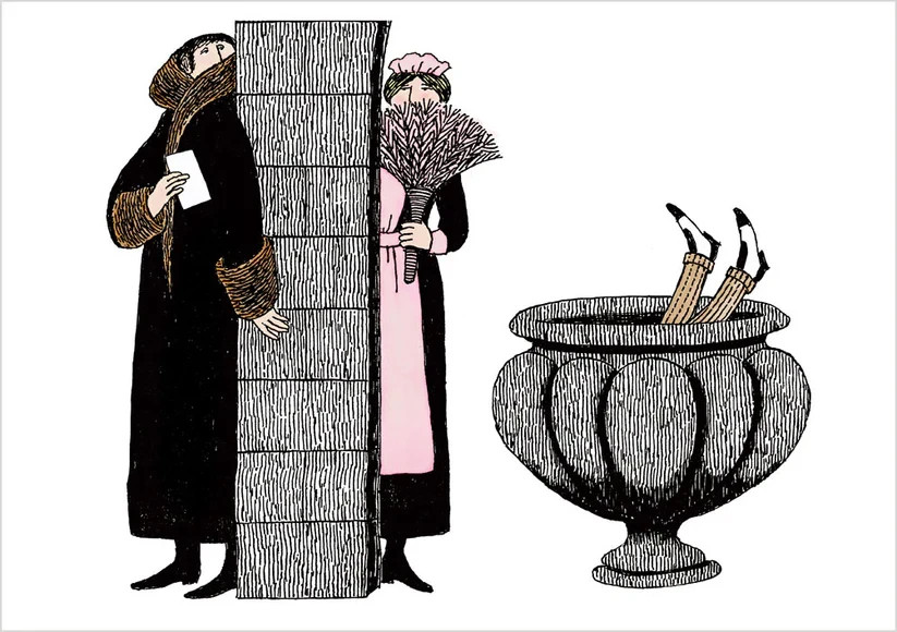 Edward Gorey: Mysterious Messages - Boxed Notecards - 20 cards & envelopes 0335