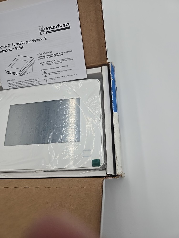 Interlogix 60-924-RF-TS5-2 Simon XT/XTi-5 Version 2 Wireless Talking Touchscreen