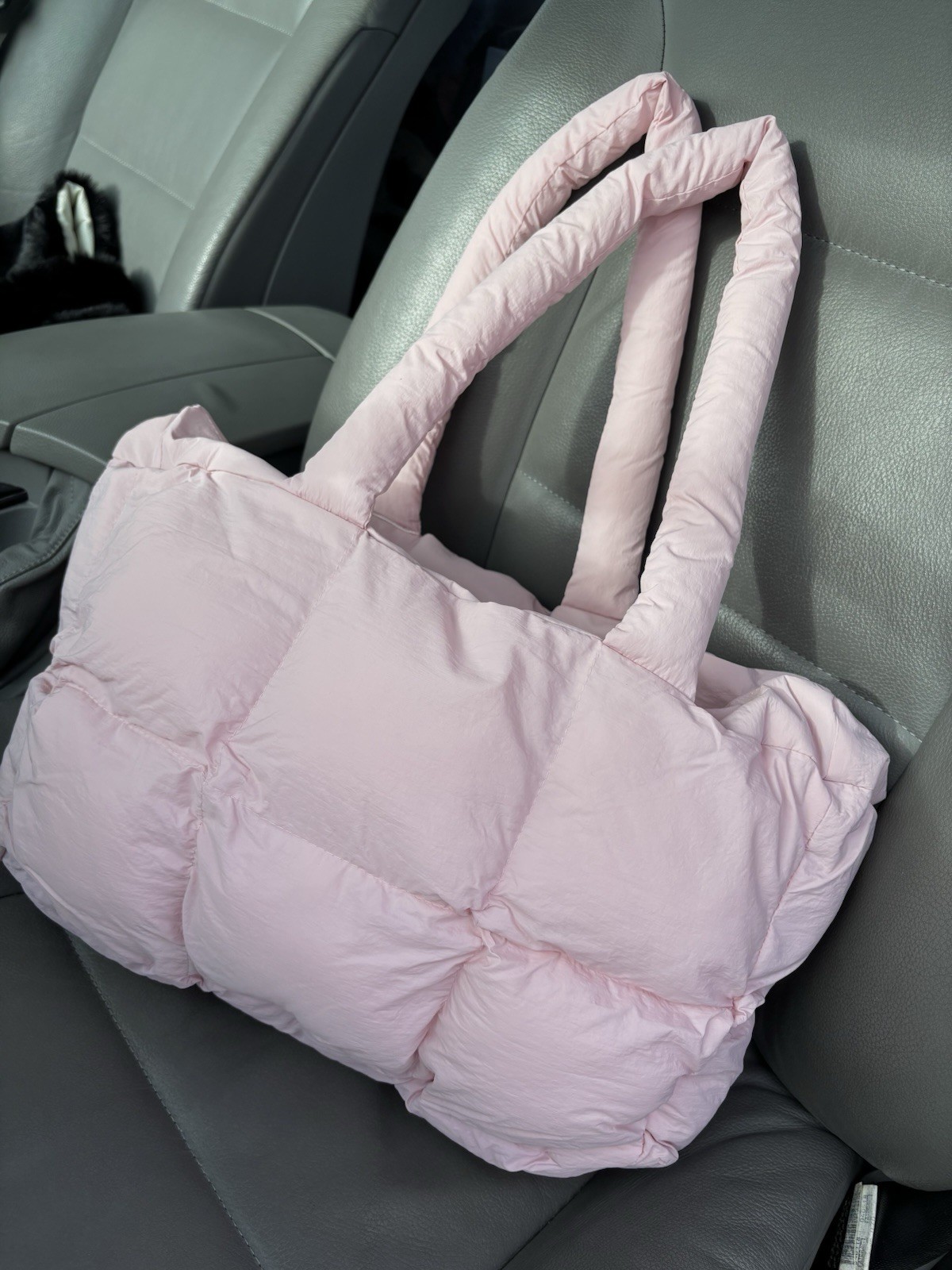 NWT Alo Yoga Pink Puffer Tote Bag