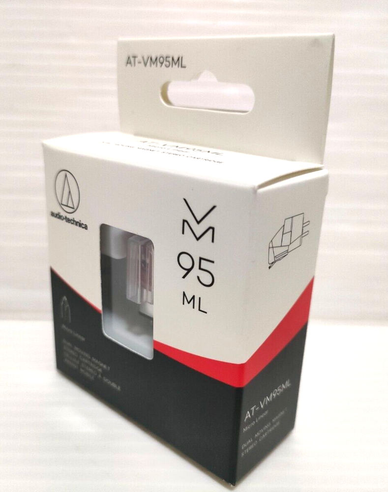 audio-technica VM type Stereo Cartridge AT-VM95ML Solid Micro Linear Needle Red