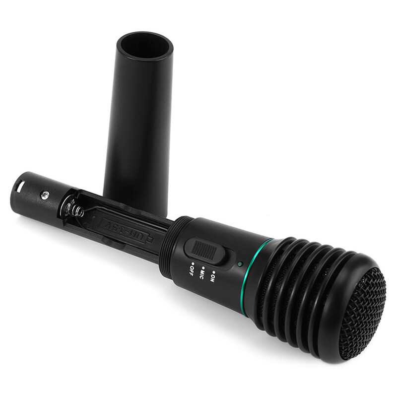 2in1 Wired Wireless Handheld DJ/SPEAKER Microphone Mic Receiver Cordless System