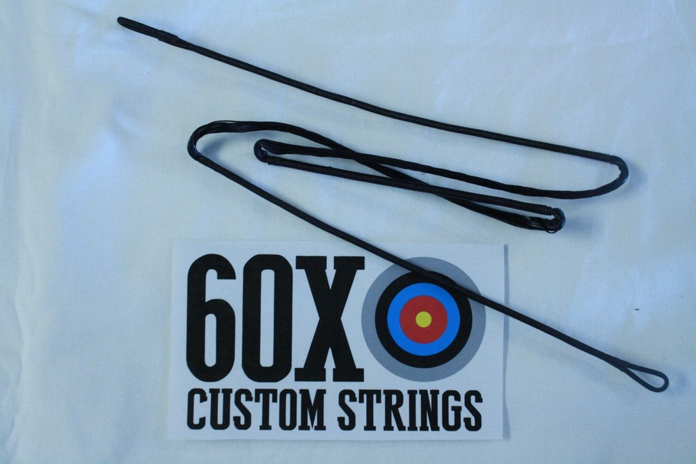 D97 Compound Bowstring Black Choice of Length Bow String by 60X Custom Strings