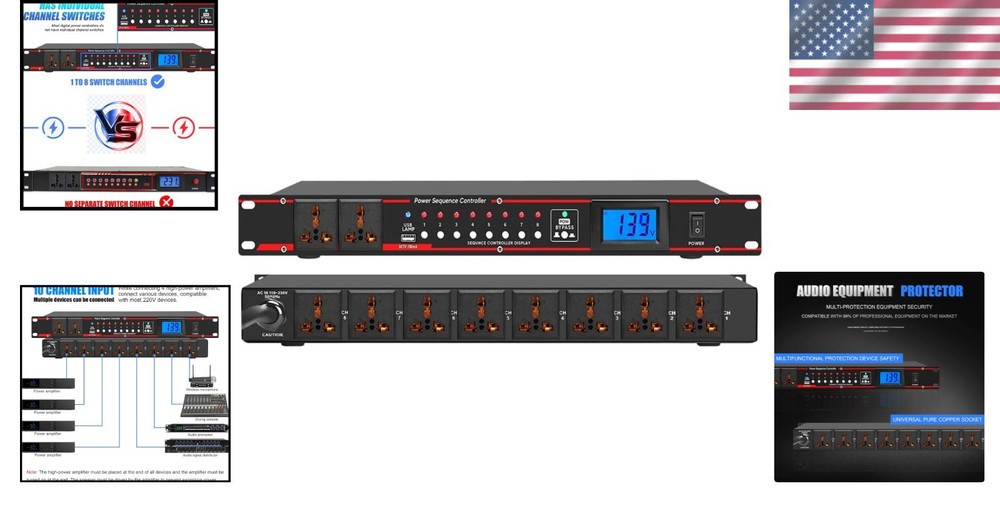 Pro Audio Power Conditioner Surge Protector=