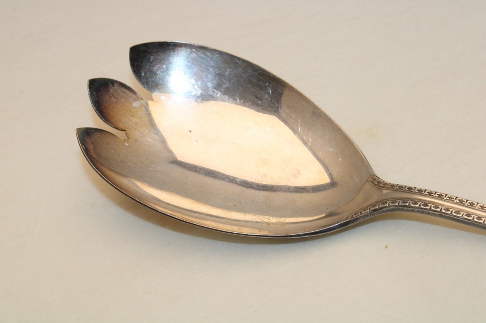 WM A Rogers AA Berkley Pattern Salad Serving Spoon No Monogram