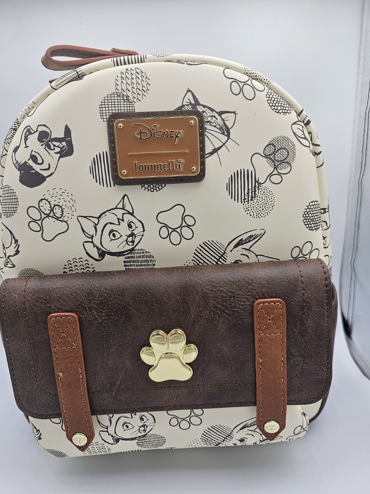 LOUNGEFLY DISNEY PETS CASUAL MINI BACKPACK~ WITH TAGS~ BRAND NEW