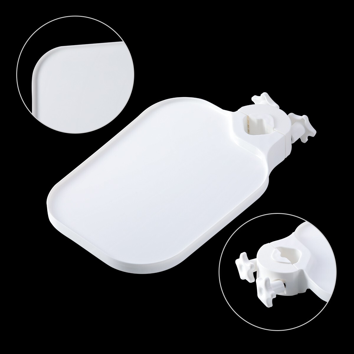 Dental Post Mounted Shelf Tray Scaler Instrument Tray Dentistry Chair Accessory