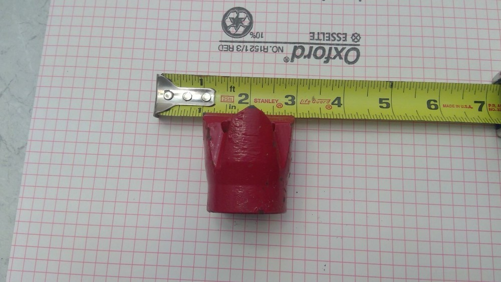 1-3/4” H Thread Carbide Rock Cross Drill Bit