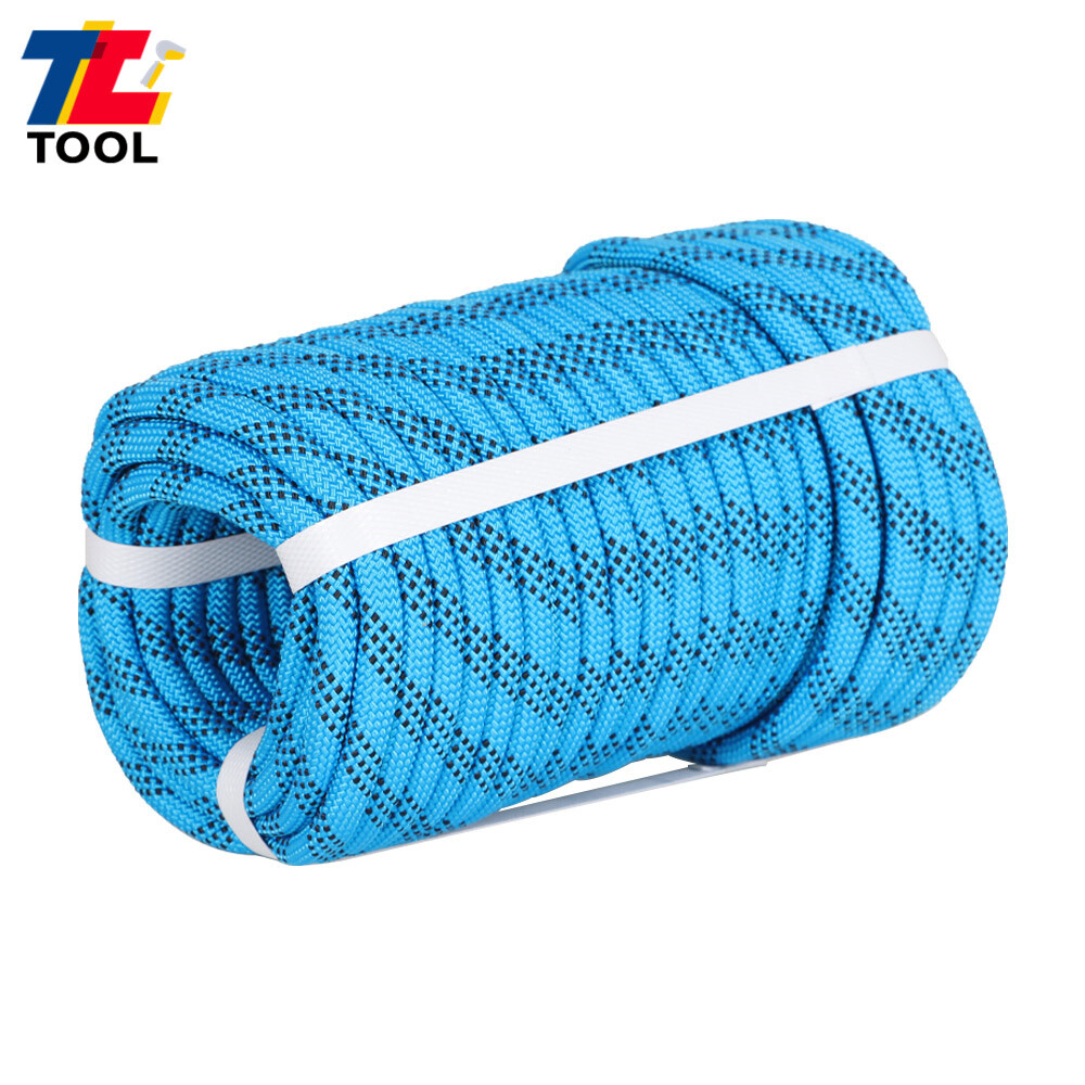 3520Lbs 3/8" × 100' Arborist Tree Climbing Rope High Strong Braid Polyester Rope