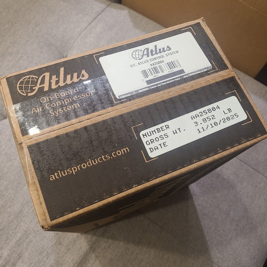 Atlus Engineered On-Board Universal Air Compressor System with Gauge - AA25804