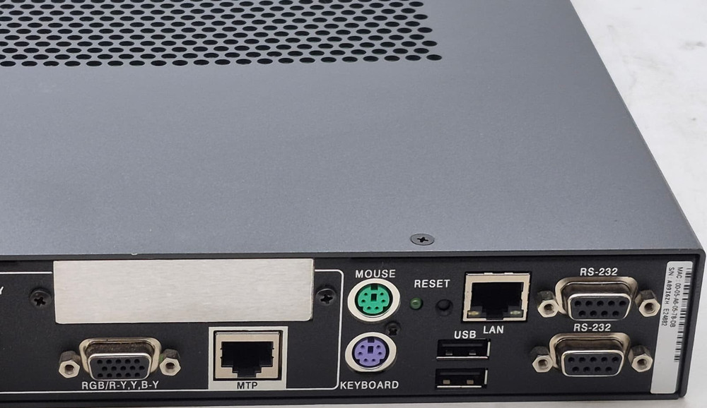 Extron Annotator Annotation Graphics Processor - Input 7 not selectable