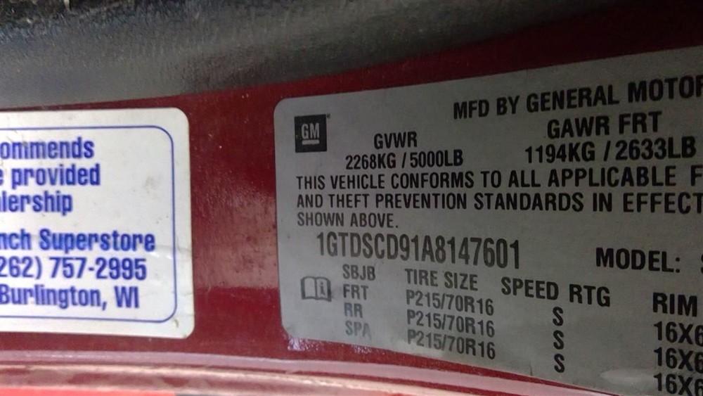 CANYON 2010 High Mounted Stop Light 1655952
