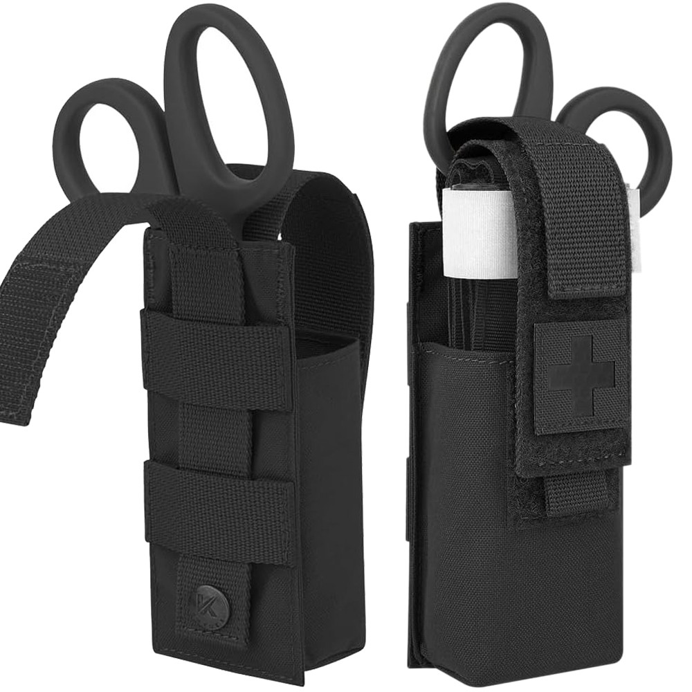 Tactical Molle Durable Tourniquet Pouch with Secure Snap and Hook & Loop Closure