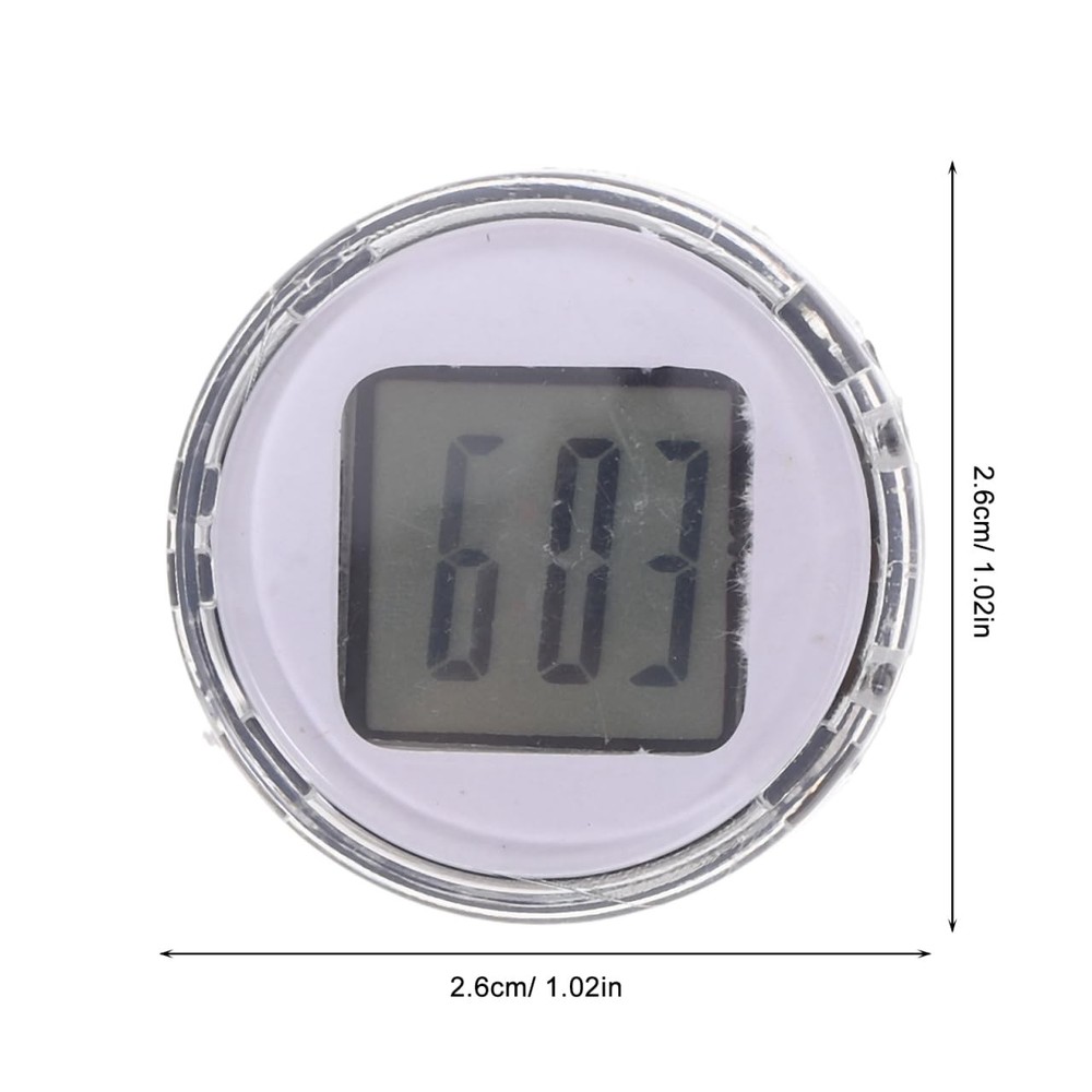 Timer Clock Mini Motorcycle Clocks, 3pcs On Motorcycle, Shockproof Stick- on ...