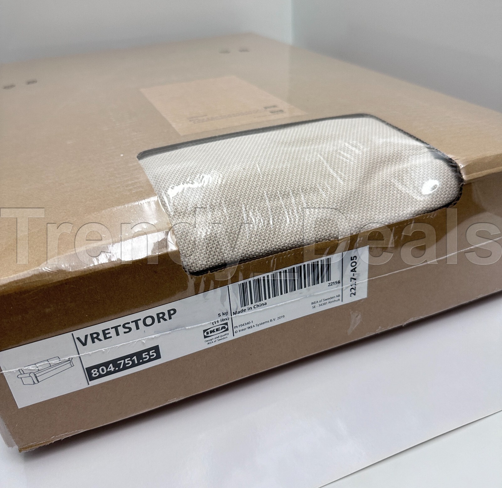 Ikea VRETSTORP Sleeper Sofa COVER Hallarp Beige 804.751.55 - NEW