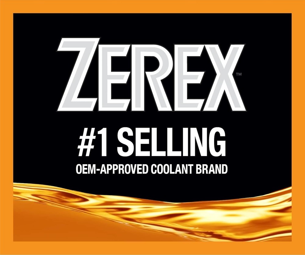 Zerex Antifreeze Concentrate 1 Gallon - Protects Against Engine Failure Risks