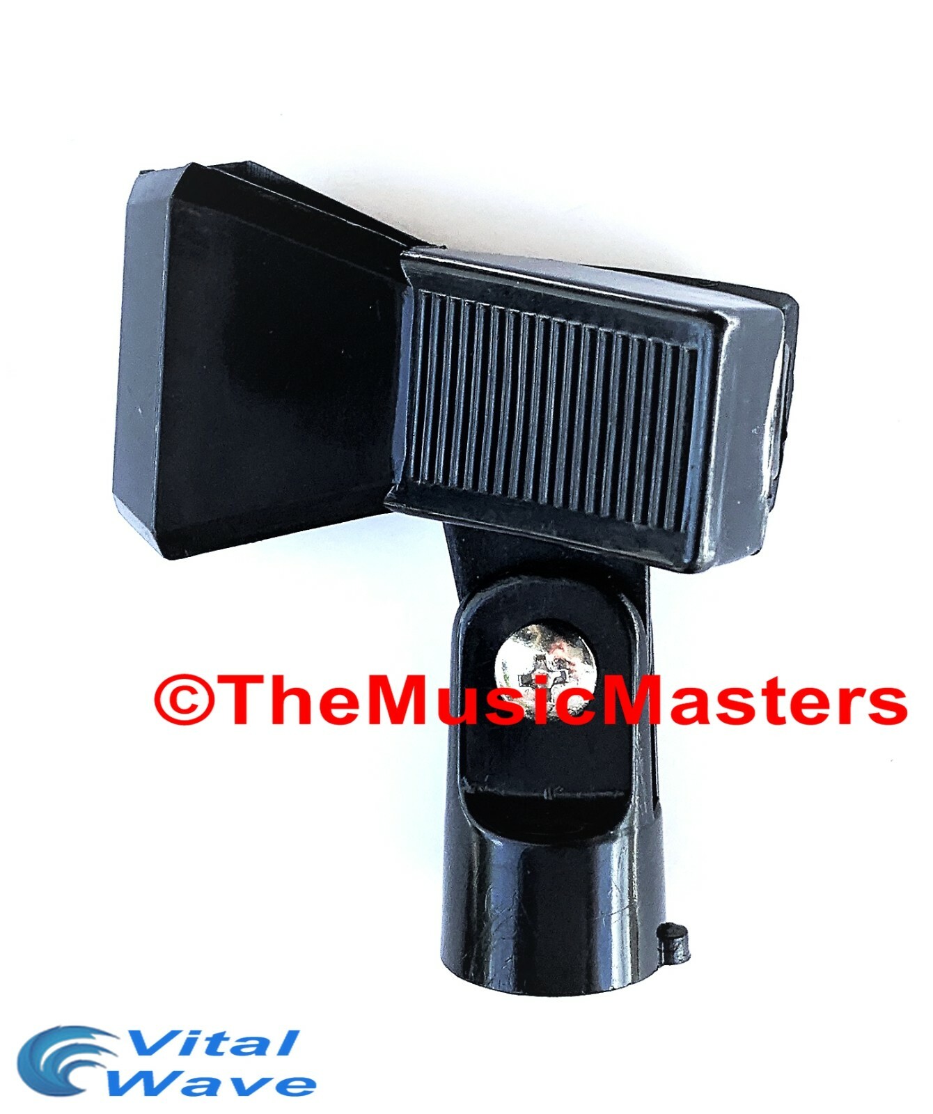 2X MICROPHONE SPRING CLIP Karaoke DJ PA Tripod Boom Stand Mic Holder Clamp Mount