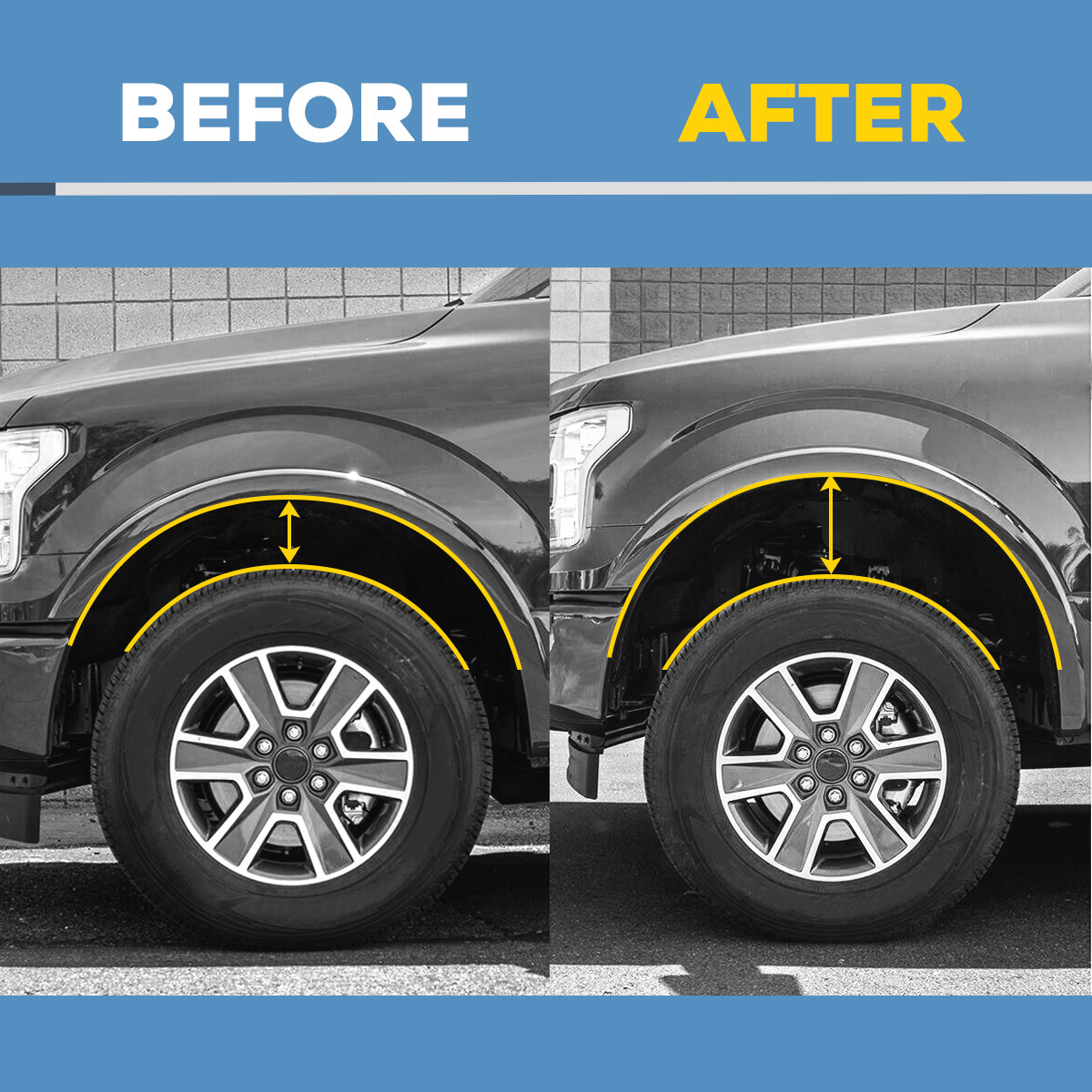 3" Front Leveling Lift Kit 2007-2021 Chevy Silverado GMC Sierra 1500 2WD 4WD