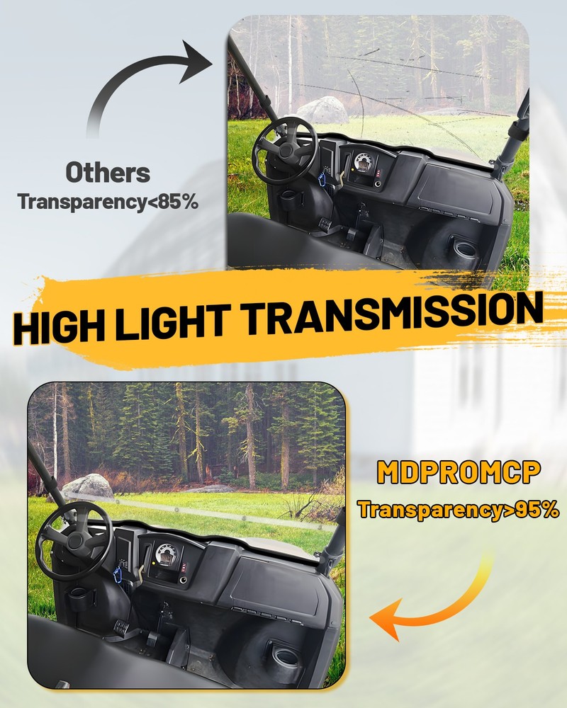 Polaris Ranger MID-SIZE 400 2010-2014 Front Windscreen Full Windshield Window