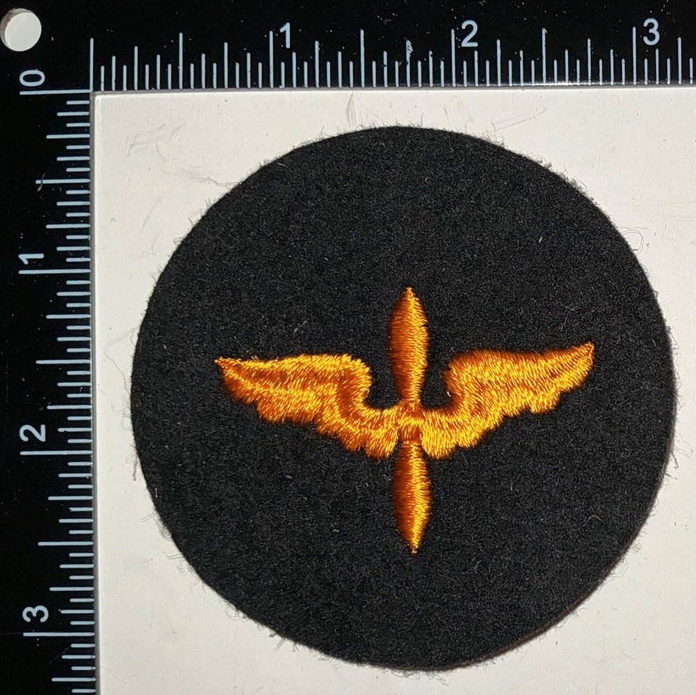WWII US Army Air Force Aviation Cadet Flight Training Propellor CUFF FELT Patch