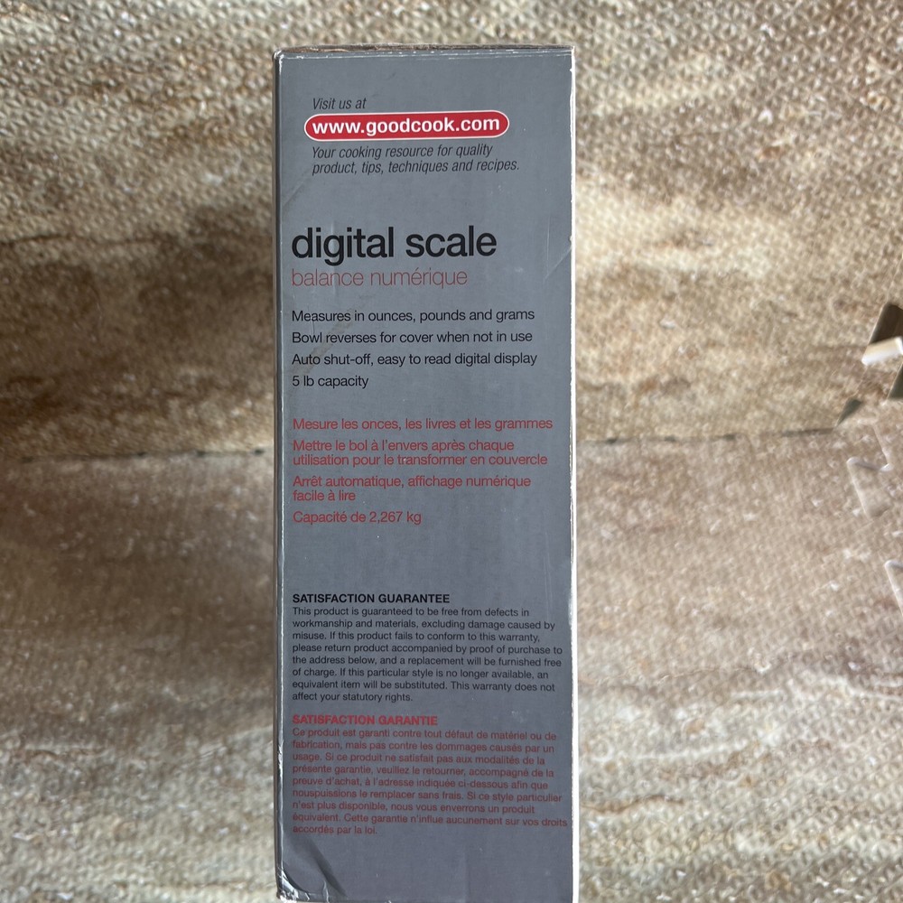 NEW Digital Scale Good Cook Kitchen Scale