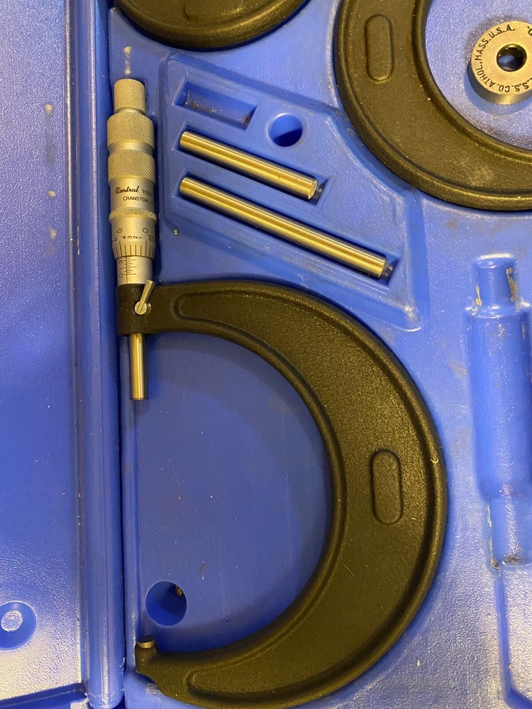 Central Tools 3 Piece Outside Micrometer Set with case