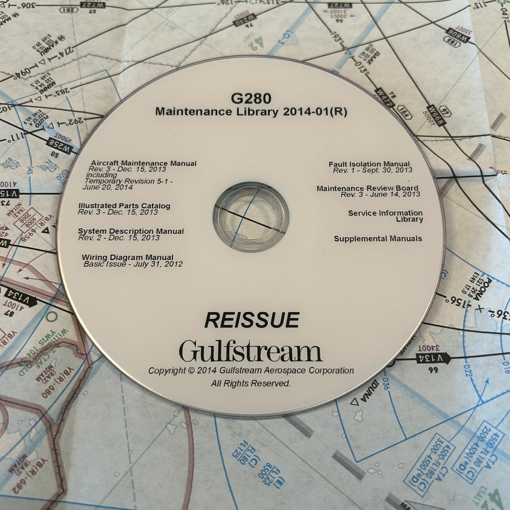 Gulfstream G280 Maintenance Library CD