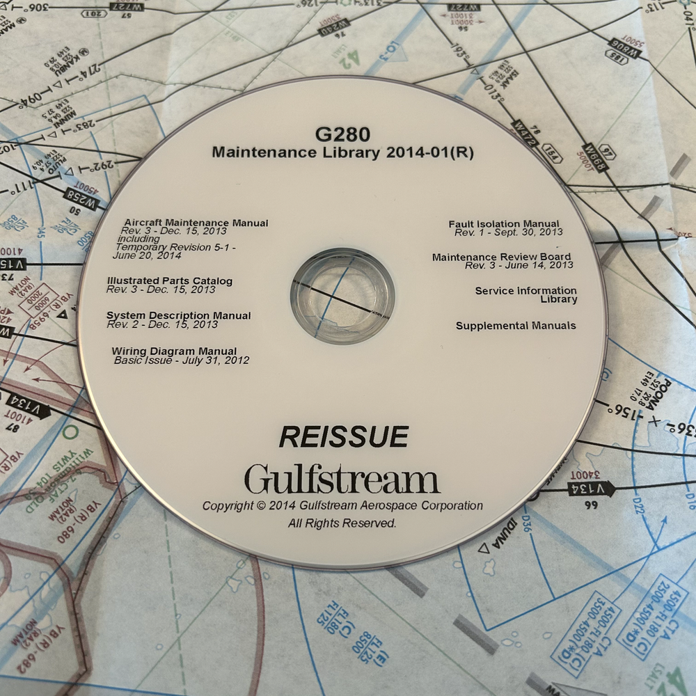 Gulfstream G280 Maintenance Library CD