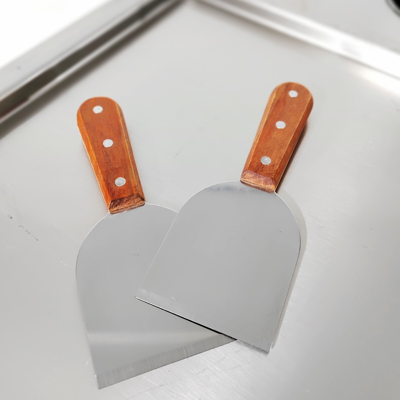 USA Countertop commercial single square roll ice cream machine with 3 buckets