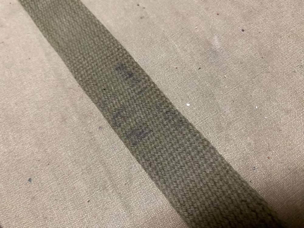 ORIGINAL WWII US ARMY INFANTRY M1 CARBINE RIFLE LATE WAR WEB CARRY SLING