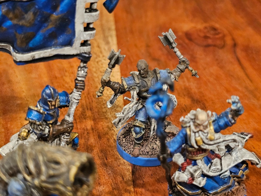 FFG Runewars Miniatures Game Daqan - Infantry Command Unit Expansion Painted