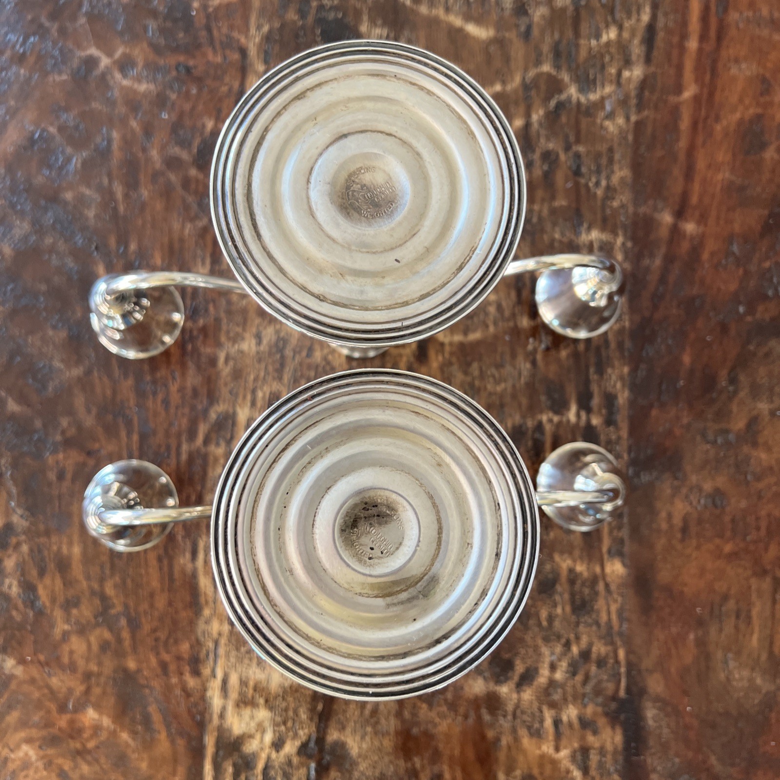 Pair of Duchin Creation Sterling Silver 3 Arm Candelabras Candle Holders