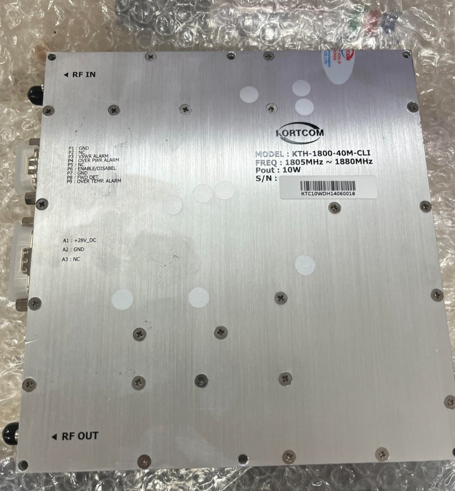 KORTCOM KTH-1800-40M-CLI RF Power Amplifier Module | 1805-1880MHz 10W