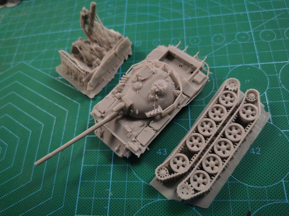 3D Printed 1/72 China's Type 59 medium tank Unpainted