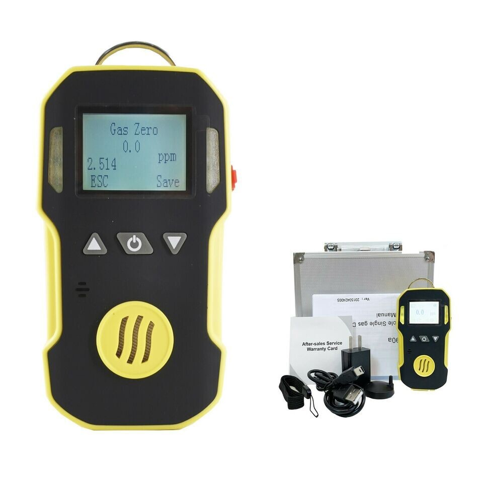 H2 Detector Portable Hydrogen Detector Mointor Range 0-1000ppm Resolution 1ppm