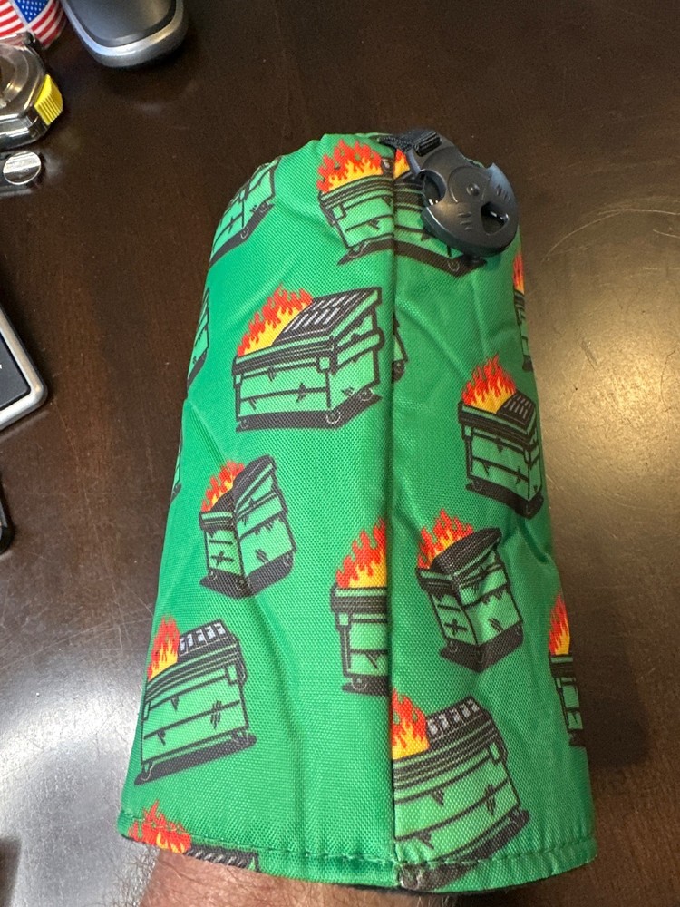 Dumpster Fire wood head cover.