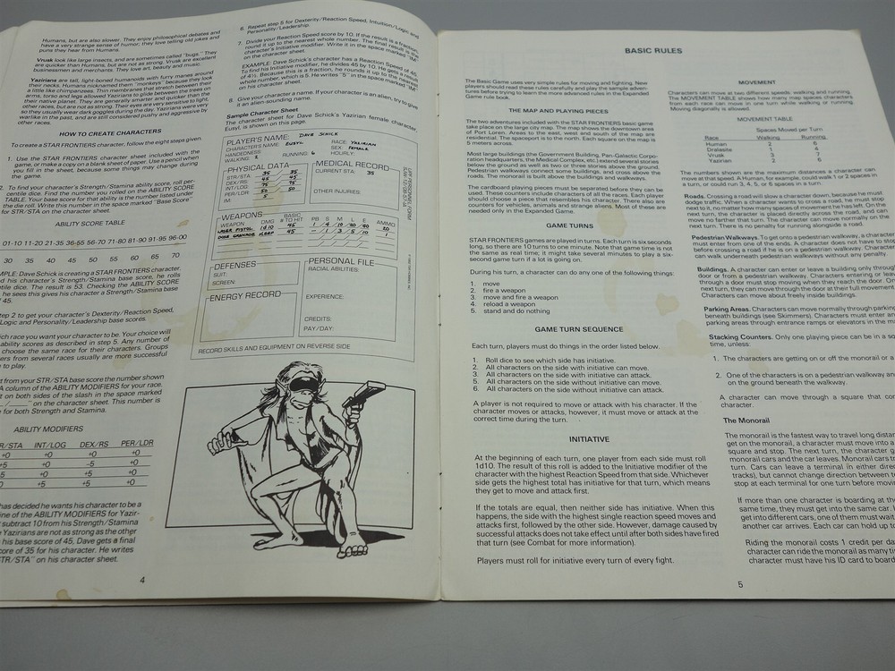 Star Frontiers Roleplaying: Alpha Dawn - Basic Game Rules (TSR)