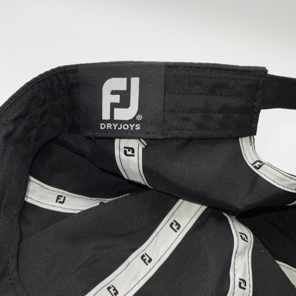 EUC Footjoy Dryjoys Black Adjustable Cap