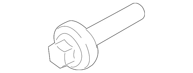 Genuine Ford Crankshaft Pulley Bolt BE8Z-6A340-A