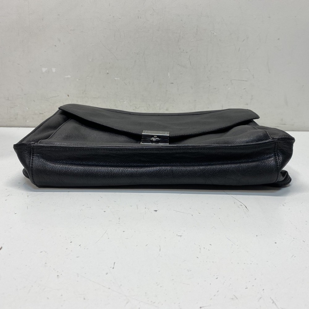 Ted Baker Black Leather Book Bag