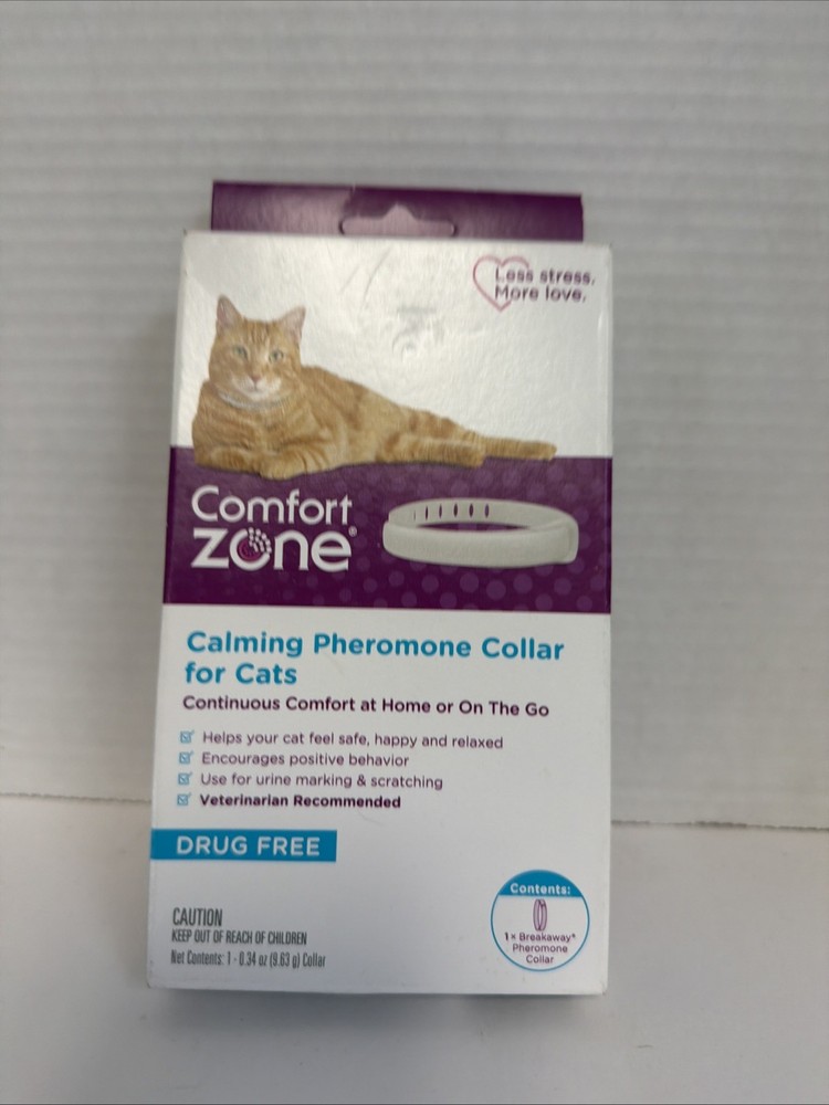 Comfort Zone Calming Pheremone Collar For Cats, Single