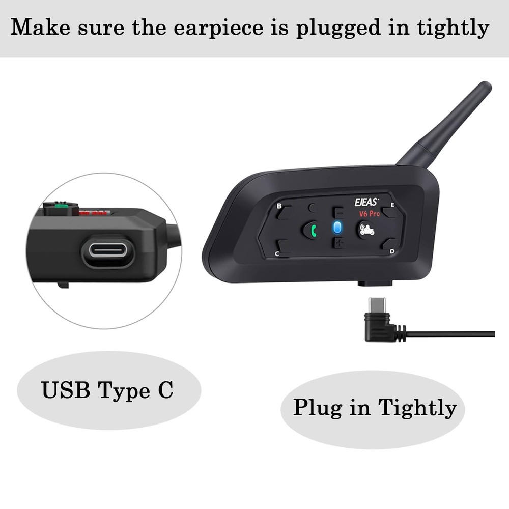 Referee Communication System, Referee Headset Intercom with Earphone for Socc...