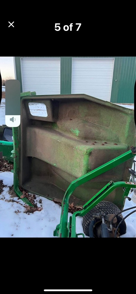 john deere  MCS  collection shell and blower motor
