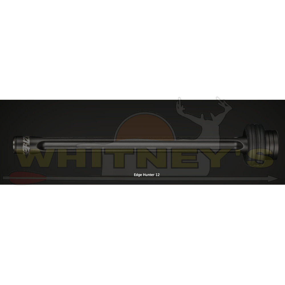 Stokerized Hunter Edge Stabilizer - 12" - Black - SSEDGE-HTR-12-WTSBLK-DSDBLK