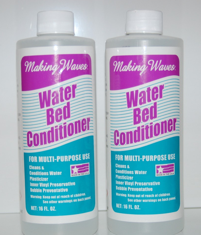 Making Waves Water Bed Conditioner & Bubble Preventative 2x  (16 oz Bottles)